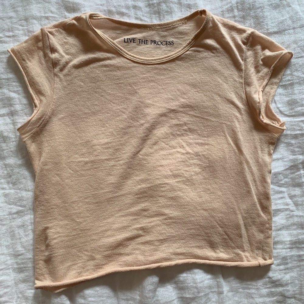 Live The Process Ballet Cap Sleeve T-shirt